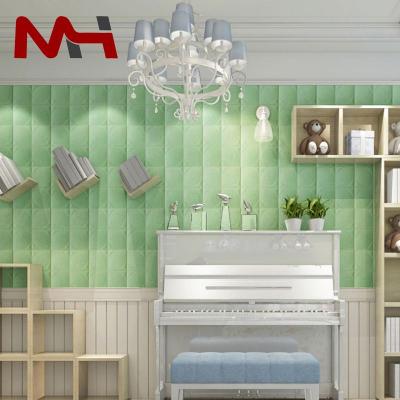 China High Quality Authentic 3D Brick Wallpaper Adhesive Sticker New Fireproof Bedroom 3D Brick Wallpaper From China for sale