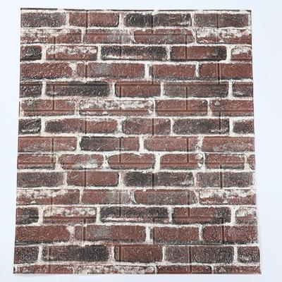 China Wall Adhesive Premium Decor Premium Quality Sticker Living Room Waterproof Design Foam 3D Xpe Brick Wall Sticker for sale