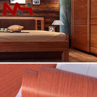 China China Grain Adhesive Fast Delivery European Wood Wallpaper Self Adhesive PVC Heat Resistant Sound Absorbing Waterproof Wood Grain Wallpaper for sale