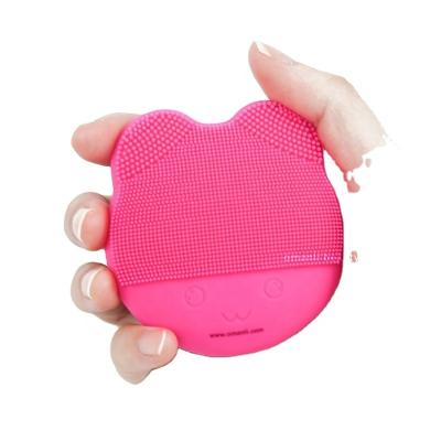 China DEEP CLEANSING Waterproof Silicone Exfoliating Face Wash Facial Cleansing Brush With Mirror for sale