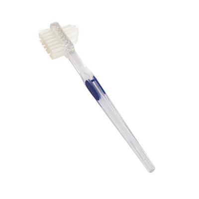 China Disposable Disposable Promotional High Quality Nylon Denture Toothbrushes For Adult for sale