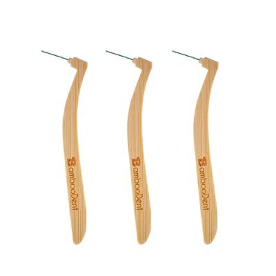 China Custom Made Private Label Biodegradable Disposable Orthodontic Orthodontic Bamboo Brush NYLON for sale