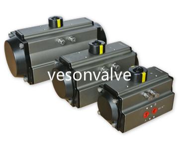 China 120 135 180 Degree Pneumatic Actuator Pneumatic Ball Valve With Pneumatic Actuator for sale