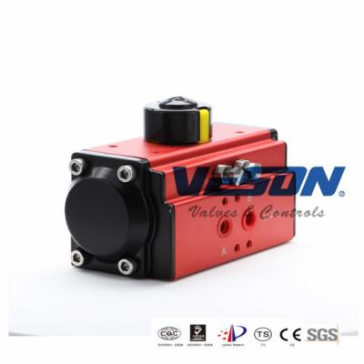 China ISO5211 pneumatische Rek en Pignonactuator ISO/CE/SIL3 Goedkeuring Te koop