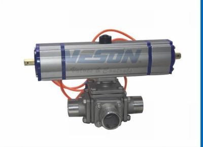 China Three Position Pneumatic Piston Actuator /  Double Acting Piston Actuator for sale