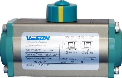 China 3 resistencia de abrasión neumática de la aprobación del actuador ISO/CE/SIL3 del aire de la posición en venta