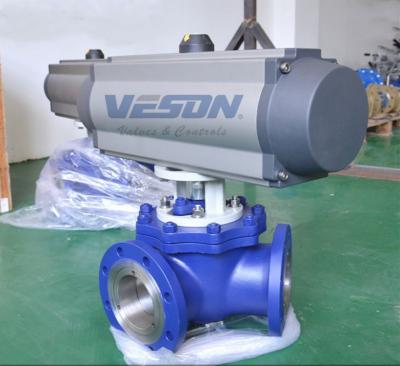 China 3 / 4 Way Valves Air Operated Valve Actuators , Pneumatic Control Valve Actuator for sale