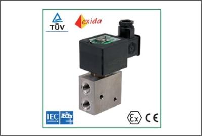 China Accesorios industriales de alta presión 24VDC 220VAC 0.15-2.4Mpa de la válvula neumática en venta