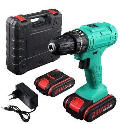 China ADZCY213 Brush Cordless Portable Mini Impact Drill Set 2000 mAh Power Electric Drill Machines for sale