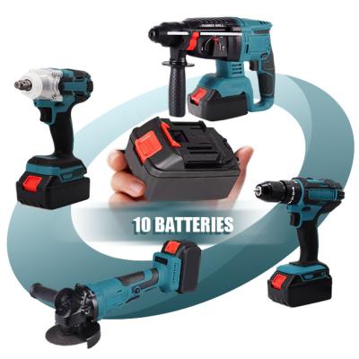 China Convenient High Quality N In One Power Tools Tool Kit 20v Brushless Cordless Combo Kits for sale