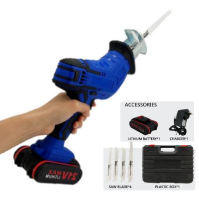 China Wood Saw 18v Lithium Cordless Electric Cordless Power Tool Saw Saber Saw Multifunctional Portable Reciprocating Saw for sale