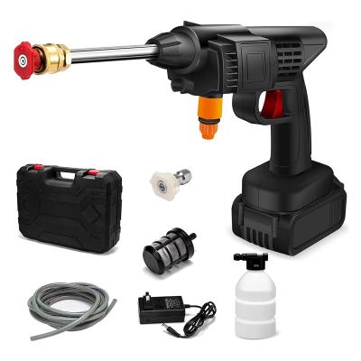 China Portable Powerful High Pressure Lithium 24V Car Wash Car Wash Wireless Foam Gun Cordless Cleanig Car Washer for sale