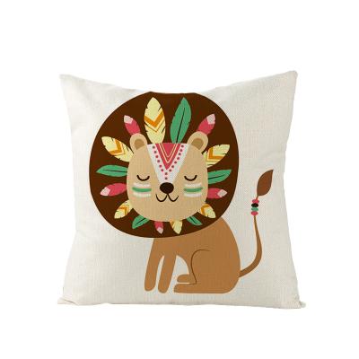 China Factory Price PORTABLE Home Decorate Comfortable Wholesale Custom Cute Animal Pattern Cushion Pillow Covers for sale