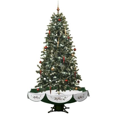 China Led Umbrella Base Snowfall Christmas Tree For Gift Music And Lights Purchase Christmas Tree Albero Di Natale Le Grand for sale