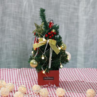 China Christmas Gift New Arrival Merry Christmas Ornament Small Mini Christmas Tree Table Table Decoration Tree For Children for sale