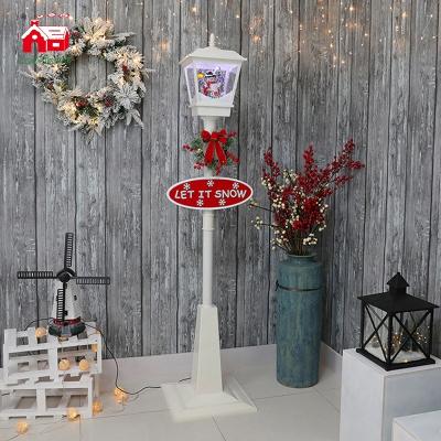 China Christamas Christmas Home Decoration Indoor Snowfall Light Lamp Snowing With Music 70inch Snowfall Lamp for sale