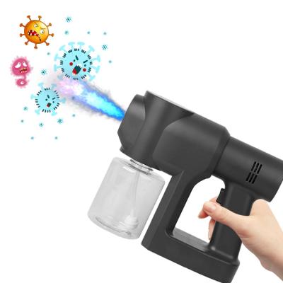 China Mini Electric Nano Mist Sprayer Spray Gun Garden Sanitizers Foggers Machine Sanitizing Atomizer Nano Spray Gun for sale