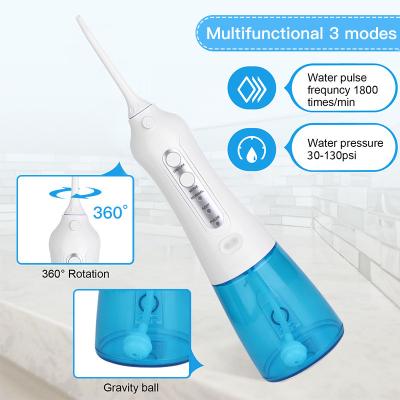 China IPX7 Waterproof H20floss Irrigator Electric Toothbrush Water Jet Water Flosser For Oral Wireless Dental Oral Health for sale