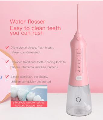 China IPX7 Waterproof 2022 New Portable Water Pick Water Flosser With Multiple Nozzles for sale