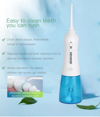 China IPX7 Waterproof Health Care Travel Kit Teeth Water Remover Dental Flosser Oral Irrigator Dental Plaque Flosser for sale