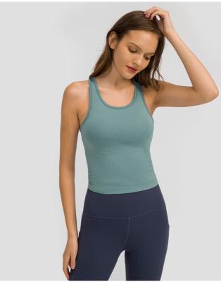 China Breathable Manufacturer Selling Women's Yoga Sports Tops Women's Lose-Fit Sports Tops Sports Yoga Tops for sale