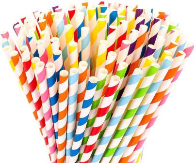 China Paper Straw Paper 100% Disposable Drinking Papers Food Grade Straw Customized for sale