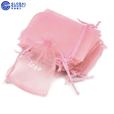 China GlobalShunli Recyclable Sheer Organza Bags And Transparent Yarn Bags for sale