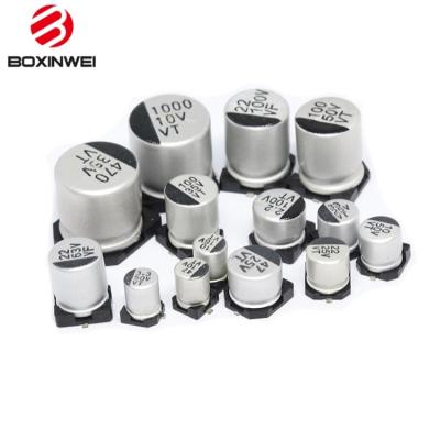 China Hot Sale Aluminum Power SMD Electrolytic Capacitor For Phase Compensation for sale