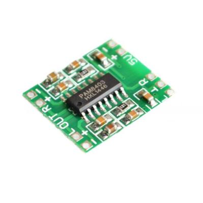 China ROBOT Amplifier PAM8403 Super SINGLE Digital Board Mini 2*3W Class D Digital Amplifier Board 2.5 Efficient To 5V USB Su Power for sale