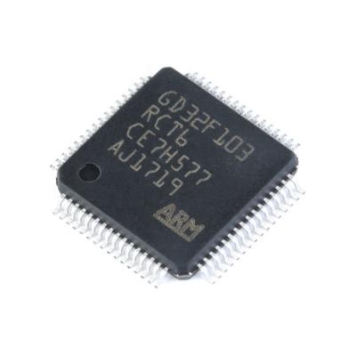 China Original 32-bit ARM Cortex-M3 108MHz, 128/256 GD32F103RBT6 GD32F103RCT6 microcontroller package LQFP-64 GD32F103RCT6 for sale