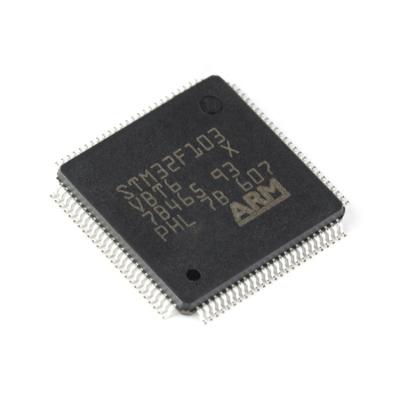 China STM32F103RBT6/STM32F103VBT6/STM32F103CBT6/STM32F103TBU6 Microcontroller ARM Cortex-M3 72MHz/128KB Flash Memory, RAM: 20KB 2MHz/128KB for sale