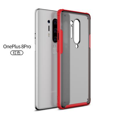 China Fanshion Anti Fingerprint Shockproof Matte PC TPU Armor Phone Case For OnePlus 8 Pro for sale