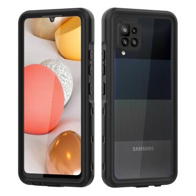 China Anti-fall iP68 Bottom Water Case Shockproof Waterproof Pouch For Samsung Galaxy A42 5G for sale