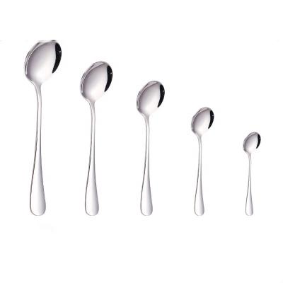 China Sustainable Dinner Set Tableware Tea Coffee Dessert Spoon Stainless Steel Spoons for sale