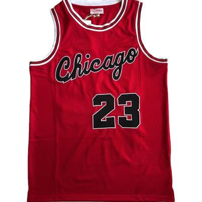 China Wholesale Antibacterial Vintage Basketball Jerseys, Factory Outlet Mesh Mens Basketball Jerseys, 1996-97 No. 23 season for sale