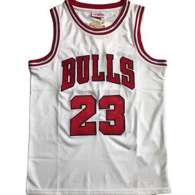 China Wholesale Antibacterial Mesh Basketball Tank Top, No. 23 from the 1997-98 season, cheap vintage men's basketball jersey for sale