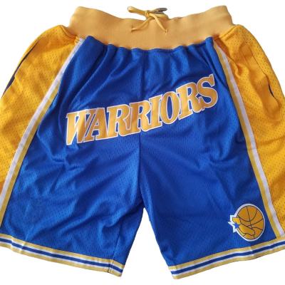 China Custom Antibacterial Basketball Shorts Stitched Mesh Embroidery Men's Basketball Shorts Quick Dry, Vintage Mens Basketball Shorts for sale