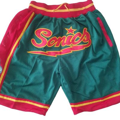 China Wholesale Antibacterial Mens Basketball Shorts Polyester Quick Dry Mens Shorts Pocket Zipper Sports Shorts for sale