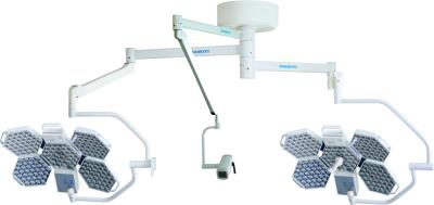 중국 160000 럭스 소니 팔 사진기를 가진 천장에 의하여 거치되는 LED 외과 빛 두 배 머리 판매용