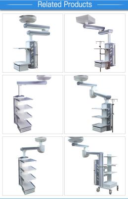 China Ceiling Mounted Medical Pendant Systems Single Arm With Gas Terminal for sale