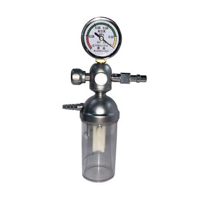 China Stainless Steel Hospital Oxygen Flow Meter With Humidifier Multiple Assembly for sale