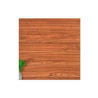 China Waterproof+ECO-Friendly 3d Good Quality Office Building Wallpaper Wood Foam Home Sticker Interior Decoration for sale