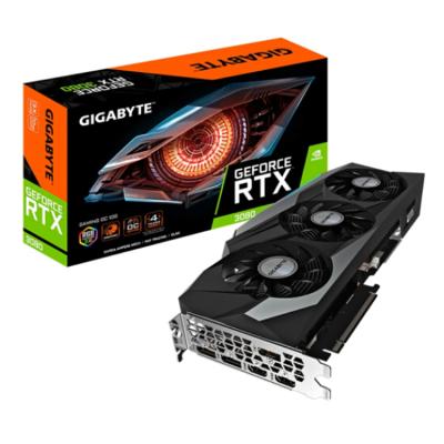 China RTX 30 series gigabyte geforce RTX3080 gaming OC 10g gaming graphics card desktop core rate is 1710MHZ and memory frequency is 19000MHZ for sale