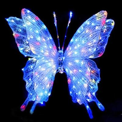 China 2020 Hot Selling Butterfly Beautiful Butterfly Decoration Light Animal Shaped Pattern Lights for sale