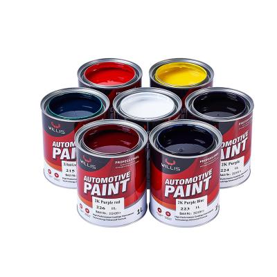 Chine Intermédiaire 4L 2K Peinture solide Pour la réparation de la carrosserie automobile Auto Refinish Peinture à pulvérisation d'acrylique Peinture automobile à vendre