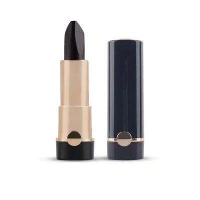 China Waterproof OEM black rose lipstick Magic black turns into 3 colors of silk lipstick for sale