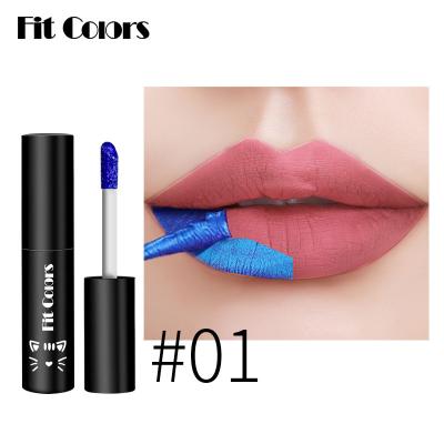 China Waterproof Wholesale organic Tear lip glaze matte mist with background dye lip tear lipstick is not easy to remove makeup for sale