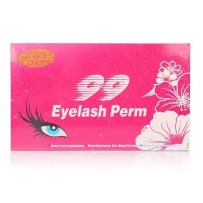 China For eyelashes Keratin Eye Lash 99 Perm Set Cold perm eyelash curling technique Barbie shaped electric eyelash perming kit for sale