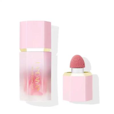 China Waterproof Hot Selling Blush Private Label Wholesale 6 Colors mousse cream liquid blush bulk  Liquid Cheek Blush Stick for sale