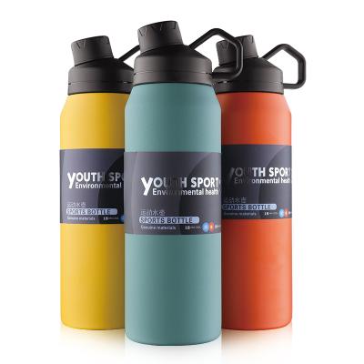 China PORTABLE hot sale double wall vacuum stainless steel sports insulated water bottle for fitness outdoor recreation recycling travel for sale